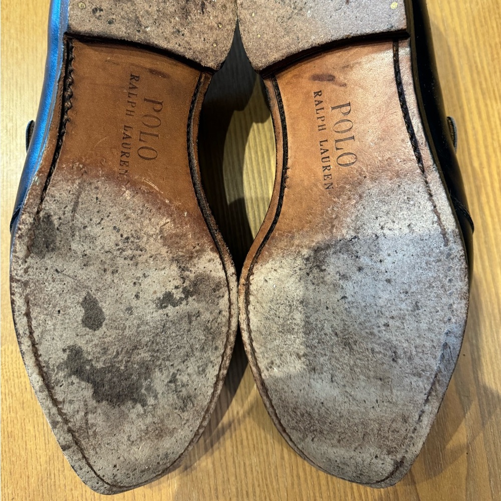 Polo Ralph Lauren Monk Strap Dress Shoes Men’s 12 Bench-made - Picture 7 of 8
